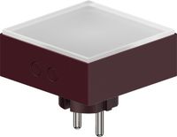 Avolt Lamp 1 - Lampe à prise LED - Dimmable - Blanc chaud 2200-3000K - Rouge mûre