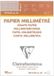 Clairefontaine Velin papier à carreaux A3 90g blanc (50 feuilles)