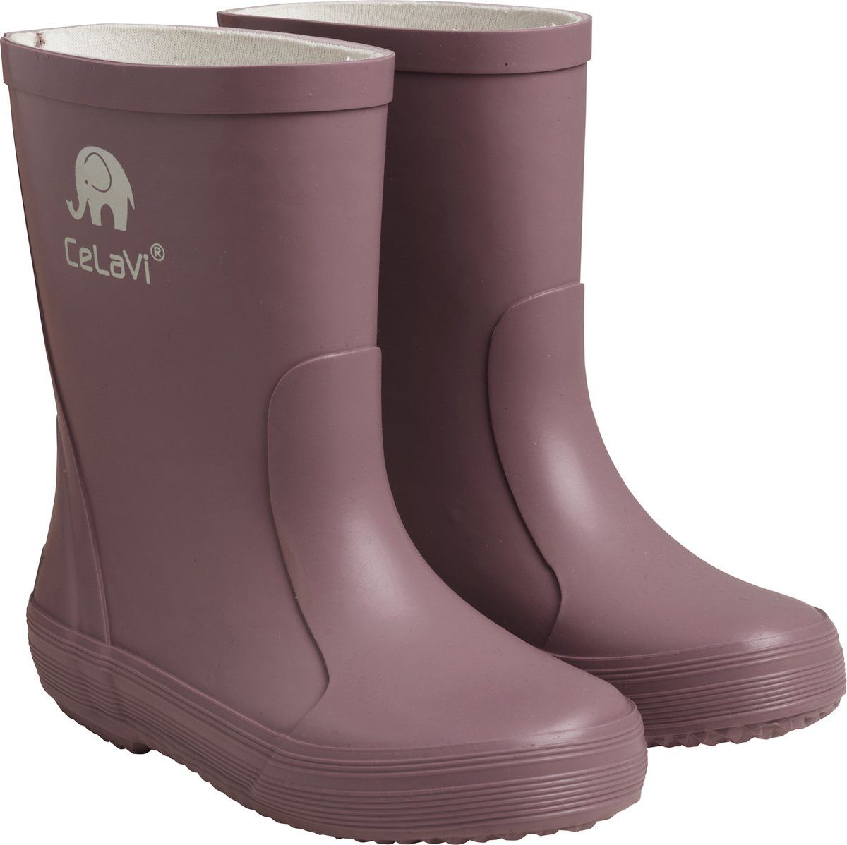 CELAVI - Basic regenlaarzen voor kinderen - Rose Brown - maat 33EU