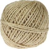 Merkloos / Sans marque Corbeo NV Sisalkoord touw uit 2 draden, bol van 200 g, +/- 45 m, Bruin