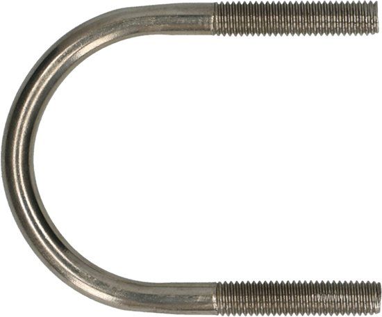 PGB-FASTENERS U-beugel Ø 21/2 xM10 A2 (89/112/40) | 50 st