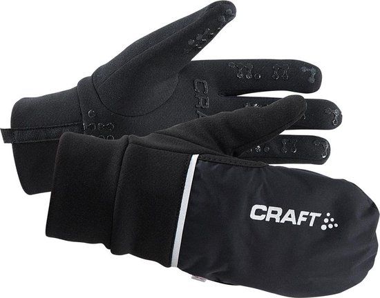 Craft Hybrid Weather Fietshandschoenen - Unisex - Zwart - Maat XXL