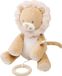 Nattou FLO, ERNEST & OLI Muziek Knuffel - Leeuw - 24 cm - Bruin