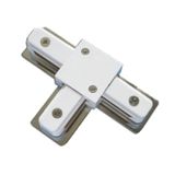 VoltShine Witte T-rail met dubbele baan