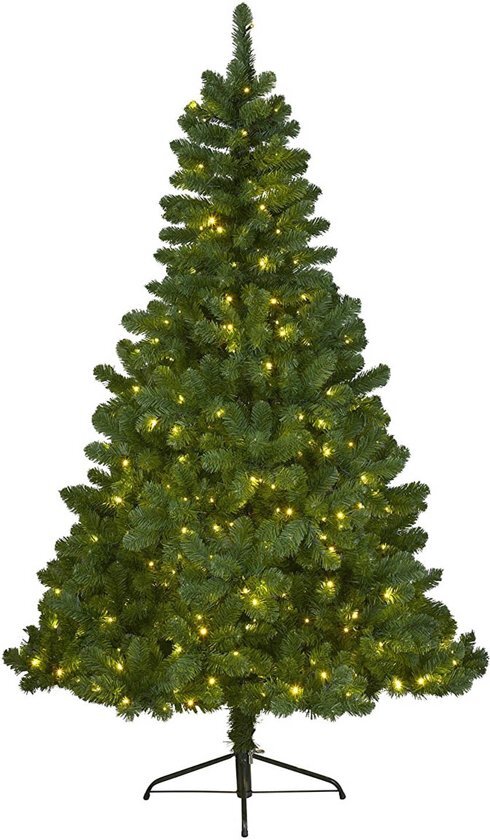 HHCP Everlands Imperial Pine Kunstkerstboom - 150 cm hoog - Met verlichting met twinkel functie De Populairste kunstkerstboom!