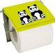 MSV Panda Toiletrolhouder RVS Muurbevestiging Zilver