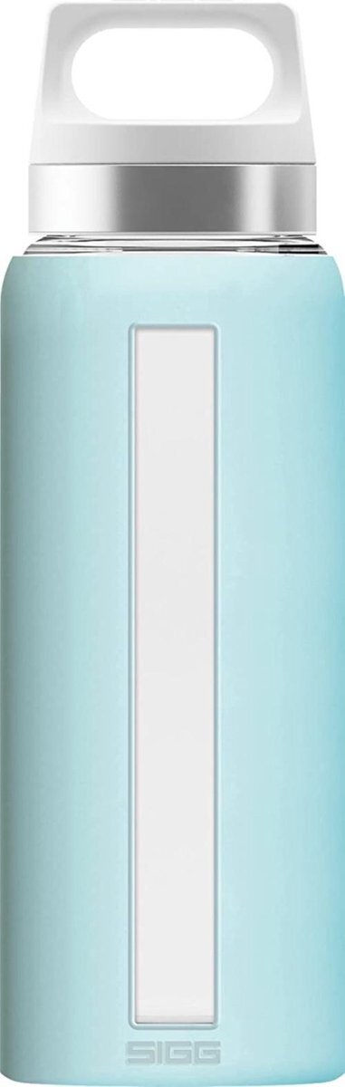 SIGG drinkfles Dream Glacier 0,65 liter 7,6 cm glas lichtblauw