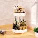 Unyqoos Roterende Kruidenrek Metalen Kruidenlade Lazy Susan Organizer