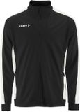 Craft Trainingsjas Evolve 2.0 Contrast Full Zip Jacket Mannen Zwart/Wit