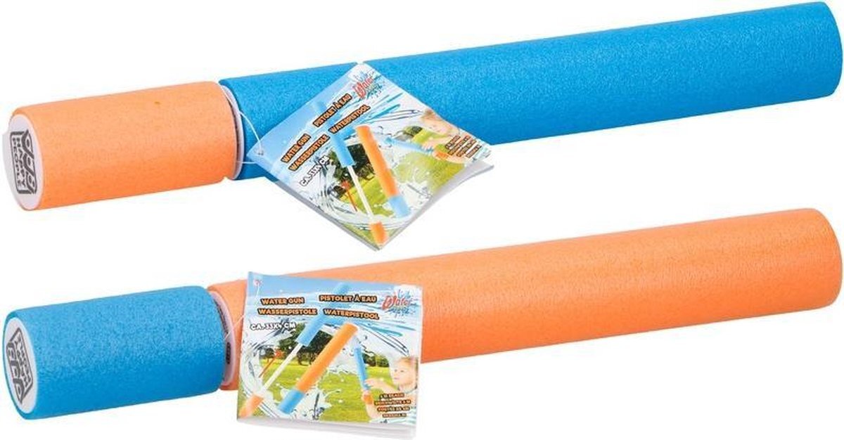 Summertime 10x stuks speelgoed foam waterspuit/waterpistool 33 cm - Goede voordelige waterpistolen