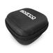 Sparco Harde beschermhoes voor V16, DGT-gecertificeerd, schokbestendig, compact, voor munten, bankbiljetten en kabels, bescherming tegen stoten, stof en vocht, 11 x 7 cm, zwart