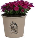 Sunnydays Plantenpot - Zink - Taupe - D19 x H16 cm
