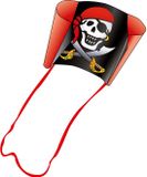 HQ Kindervlieger Sleddy Jolly Roger - 50 x 76 cm - Eenlijns vlieger voor kinderen vanaf 5 jaar