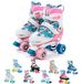 Rolschaatsen Voor Kinderen en Tieners - Verstelbare Inlineskates met elk 4 wielen - Comfortabele Retro Rolle Skates voor Meisjes en Jongens