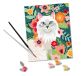 Ravensburger CreArt - Chat blanc et fleurs