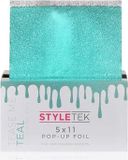 Styletek - Voorgevouwen 5x11 Teal Pop Up Folie - 500 stuks