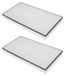 Helios 2x F7 filtre à pollen pour système de ventilation Helios EC 450/500, dimensions 45,6 x 23,4 x 4,9 cm