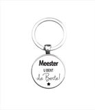 MC Living KadoExpress Sleutelhanger Glas - Meester U Bent De Beste