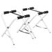 dkd-home-decor Support de kayak en aluminium noir/argenté 42,5x40x43 cm avec rembourrage en mousse jusqu'à 70 kg