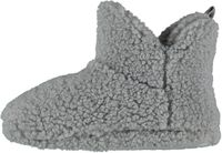 Apollo - Hoge Pantoffels kinderen - Teddy - Grijs - Maat 29/30