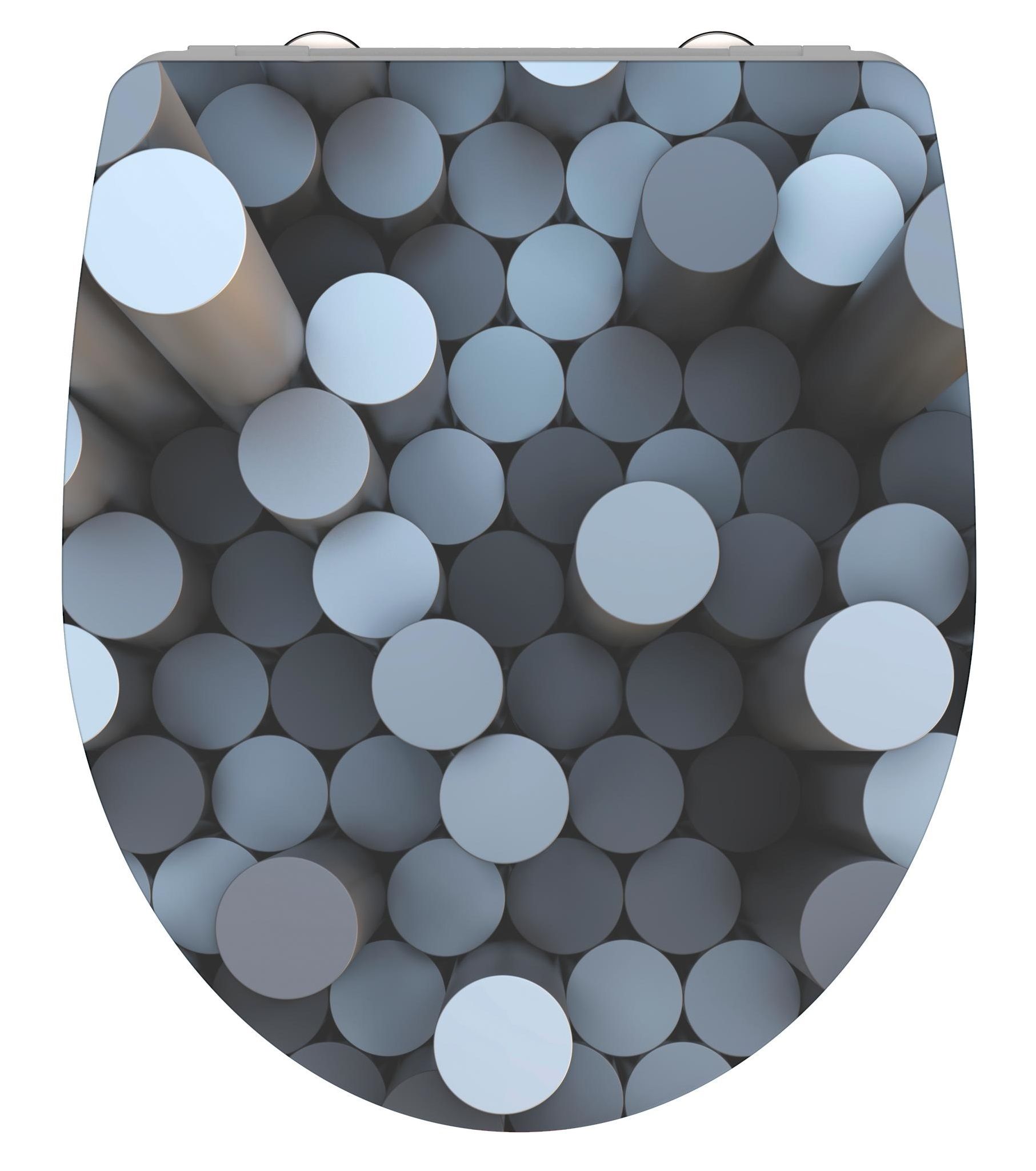 Schütte Schutte Duroplast High Gloss WC-bril ROUND DIPS