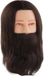 Comair Oefenhoofd Paul met baard bruin 35cm