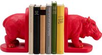 Kare Design Boekensteun Nijlpaard Roze (2/Set)