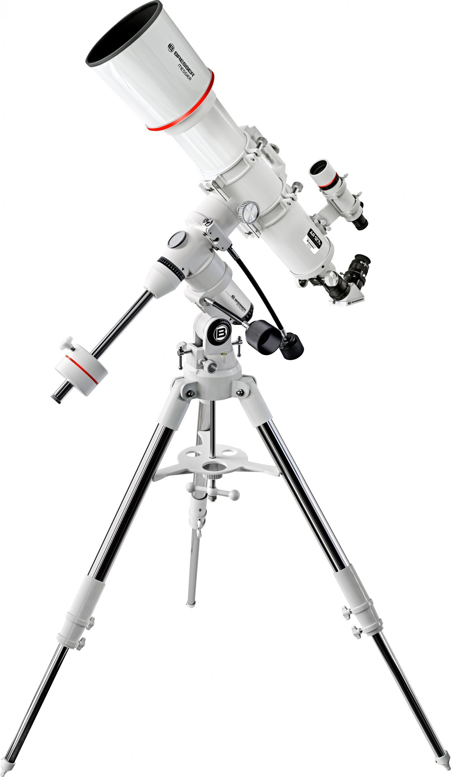 Bresser Messier AR-127S/635 EXOS-1/EQ4 Refractor telescoop Equatoriaal Achromatisch Vergroting 24 tot 254 x