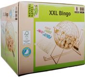 Vedes XXL Bingo jeu avec panier métallique et boules en bois