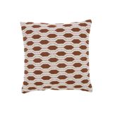 Light & Living sierkussen RENTON brons+crème (45x45 cm)