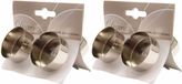 Decoris Porte-bougies chauffe-plat - 8 pièces - Argent - Métal - D4,2 x L7,5 cm
