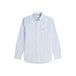 Tommy Hilfiger regular fit gestreept overhemd - blauw
