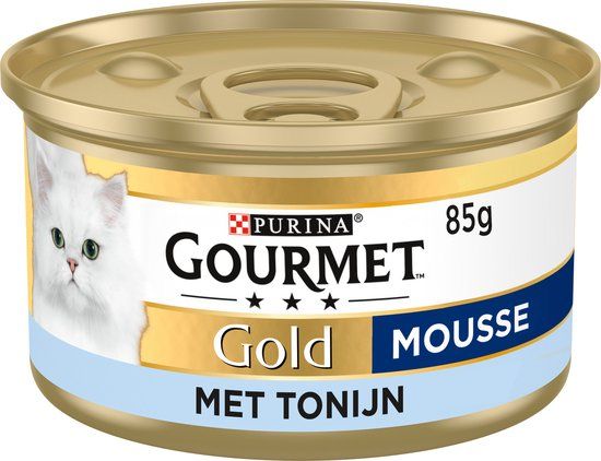 Gourmet Gold Mousse Kattenvoer - Tonijn - 24 x 85g
