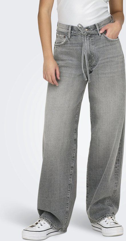 ONLY Straight fit jeans ONLGIANNA Mid waist Baggy fit Jeans