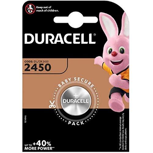 Duracell CR2450 lithium knoopcel, batterij (3 V), 2 stuks