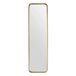 House Doctor Miroir doré aux coins arrondis 35x129cm
