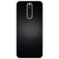 Verstevigd hoesje met sublimatie bedrukking, compatibel met Xiaomi Redmi Note Dark metal
