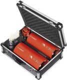 Carat DROOGBOORSET Ø82-132-162+DUSTEC+ADAPTERS+ALU KOFFER