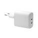 dbramante1928 re-charge Chargeur mural - 2x USB-C, 25W, Blanc