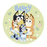 dekora Bluey Taarttopper van Eetbaar Papier 20 cm