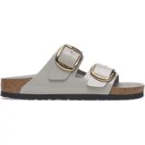 Birkenstock Sandales en cuir suédé naturel à grosse boucle femme Arizona