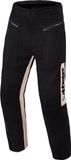 Alpinestars Flex-Ast Canvas Motorfiets Textiel Broek - Zwart/beige - S