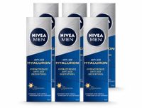 NIVEA MEN 6 x Anti-Âge Gel Hydratante pour le Visage avec Acide Hyaluronique - 50 ml
