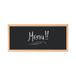 Bi-Office Transitional Krijtbord, 100 x 45 cm, Niet-Magnetisch Oppervlak, Eiken MDF-Frame