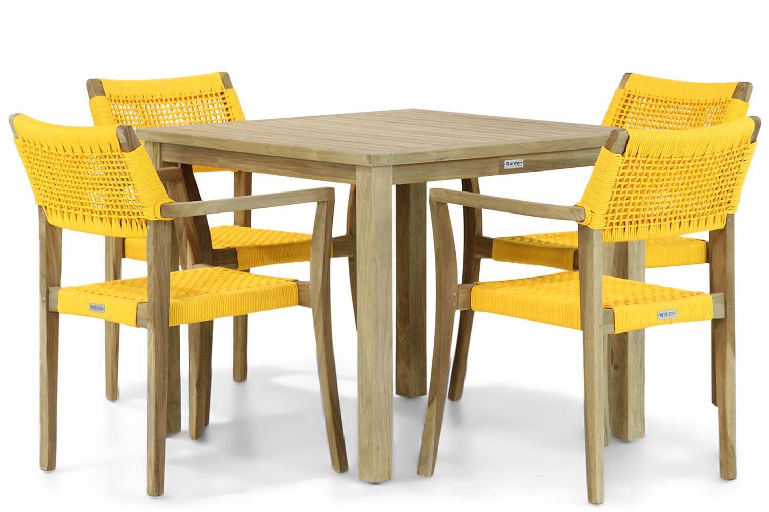 Lifestyle Garden Furniture Lifestyle Dallas/Bristol 90 cm dining tuinset 5-delig