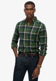 Superdry Katoenen Lumberjack Overhemd met Lange Mouwen Heren XXL Peyton Check Navy