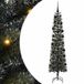 vidaXL Kunstkerstboom met 300 LED Groen 210 cm PVC en Plastic en Staal