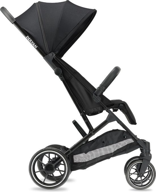 Deryan Rolo XL Luxe Lichtgewicht Buggy - Zwart