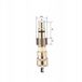 Rosfix Adaptateur Raccord Rapide - 1/4" QC Raccord Lavor QC - 160 Bar, 10 L/min, Axe 14 Mm