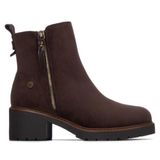 REFRESH - Bottines Femme Brun - Chaussures confortables et polyvalentes - Mode décontractée - Modèle 17628303 (Taille 37)